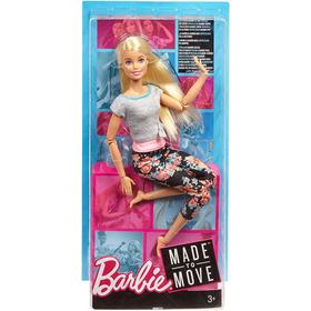 Barbie Movimientos Sin Limites Rubia Top Gris