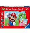 Puzzle Super Mario 3x49 Pz