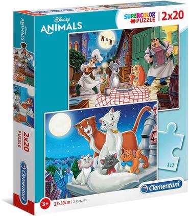puzzle-disney-animales-2x20pz