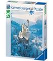 Puzzle Neuschwanstein En Invierno 1500 Piezas
