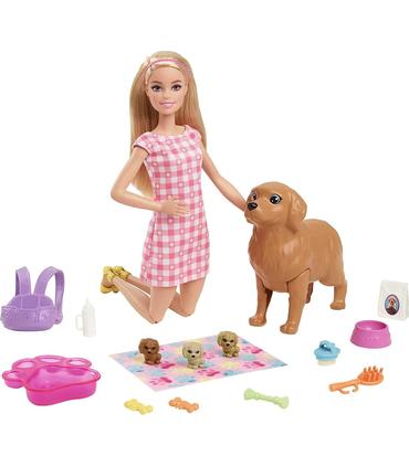 barbie-perritos-recien-nacidos-rubia