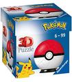 Puzzle 3D , Pokémon Pokeball classic, 54 Pz