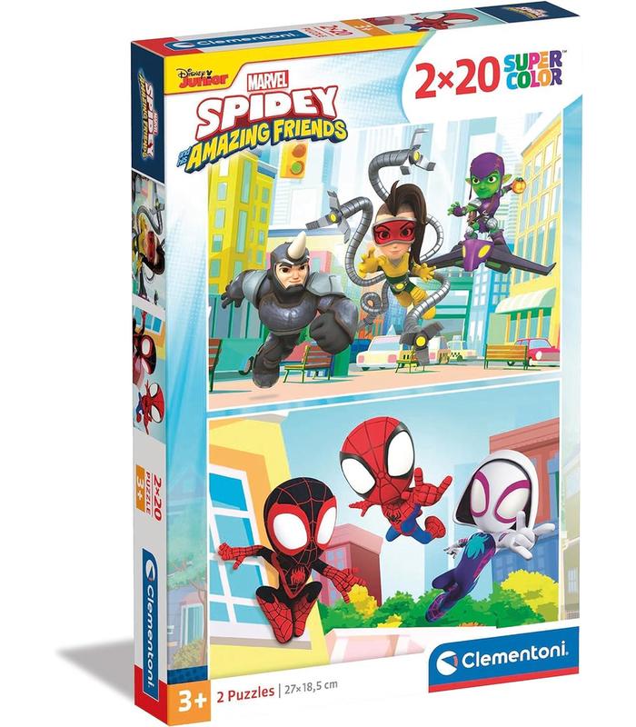 puzzle-spidey-and-his-amazing-friends-2x20-piezas
