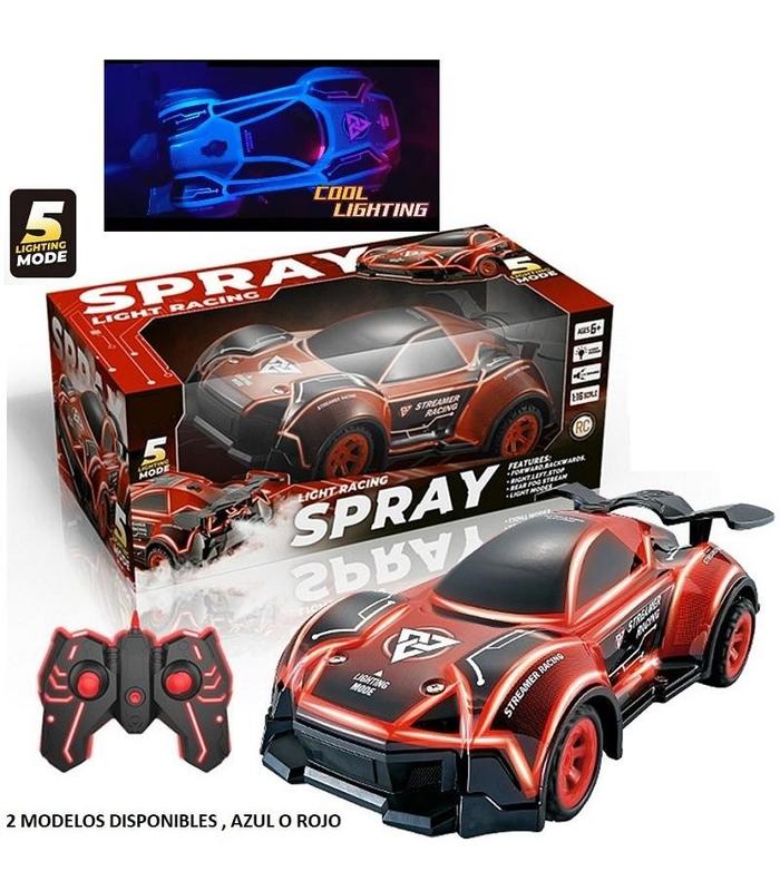 coche-radio-control-efecto-spray-con-cargador-usb
