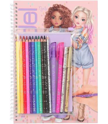 topmodel-libro-de-colorear-con-set-de-colores