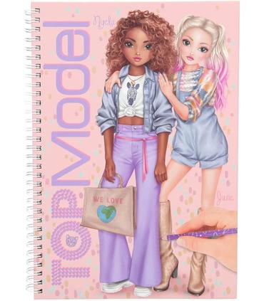 topmodel-libro-de-colorear-con-set-de-colores