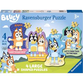 Bluey Puzzle Shaped 4 In A Box