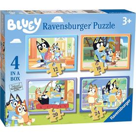 Bluey Puzzle 4 In A Box