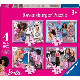 Barbie Puzzle 4 In A Box