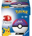 Pokemon Masterball Morada 3d Ball 54 Piezas