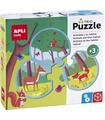C. Puzzle Trio Animales y su Habitat 24u