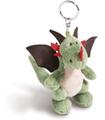 Llavero Dragon 10cm Verde Sentado
