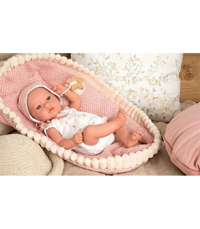 elegance-38-cm-aria-rosa-con-capazo