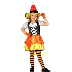 Disfraz Brujita Caramelo Infantil Talla 7-9 Años