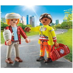 playmobil-71506-paramedico-con-paciente