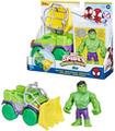 Spidey Set Figura Y Camion Demoledor Hulk