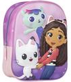 Mochila Infantil 3D Gabby´s Dollhouse