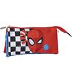 Estuche Portatodo 3 Compartimentos Spiderman