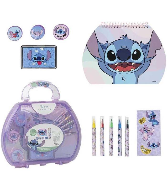 set-papeleria-coloreable-maletin-stitch