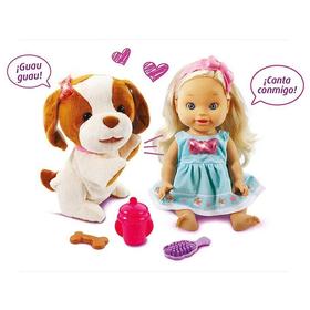 muneca-amelia-y-su-perrito-interactivo
