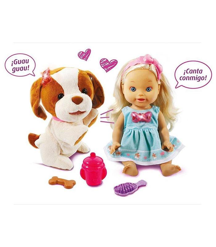 muneca-amelia-y-su-perrito-interactivo