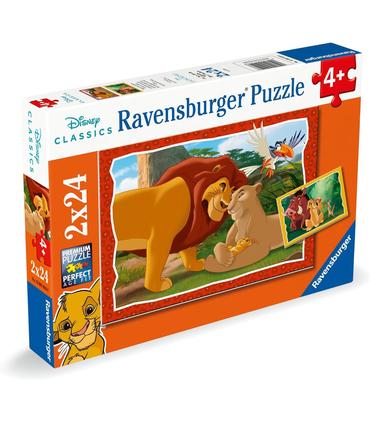 puzzle-el-rey-leon-2-puzzles-de-24-piezas