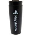 Vaso De Viaje Metalico Playstation Onyx