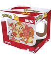 Pokemon Mug 320 Ml Starters Feu Blanc Su