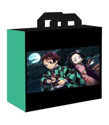 bolsa-compra-tanjiro-nezuko-negra