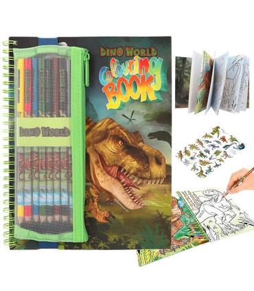 dino-world-libro-de-colorear-con-lapices