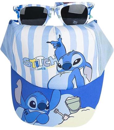 gorra-set-gafas-de-sol-stitch-azul