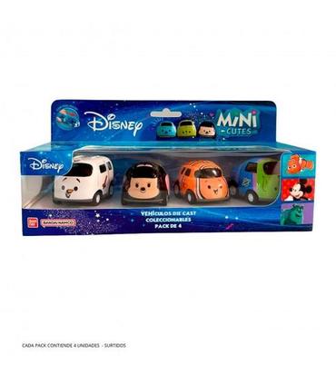 mini-cutes-cars-disney-pack-de-4-modelos-surtido