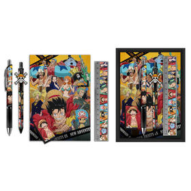 Caja Con Papeleria 5 Pcs One Piece