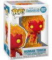 Figura Funko Pop Marvel: Fantastic 4 Human Torch