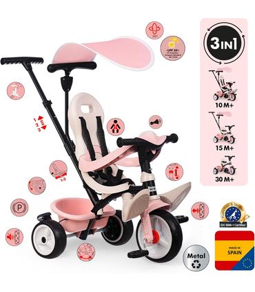 triciclo-baby-balade-rosa-3-en-1