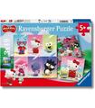 Hello Kitty 3x49pc Multipuzzles