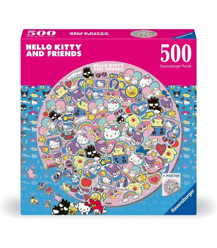 puzzle-hello-kitty-500-piezas-round