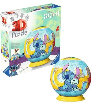 disney-stitch-puzzle-72-piezas-ball-3d