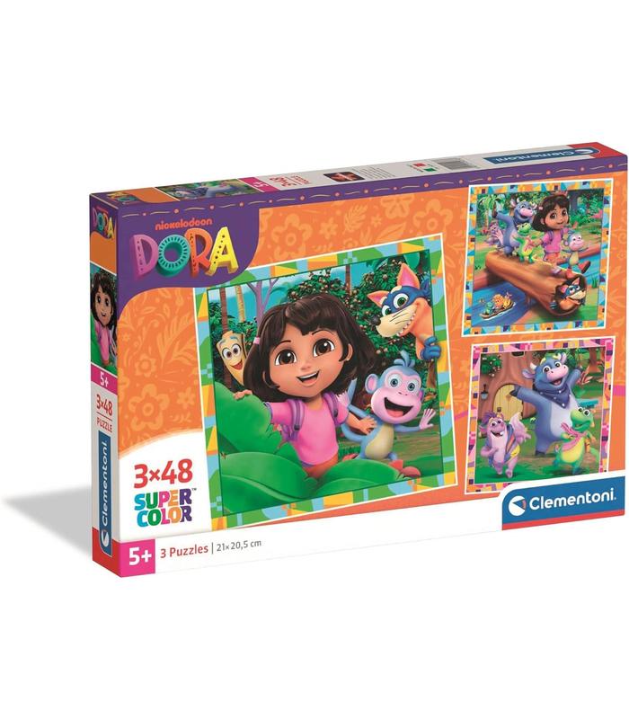 puzzle-dora-la-exploradora-3x48-piezas