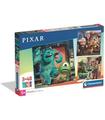 Puzzle 3x48 Disney Pixar