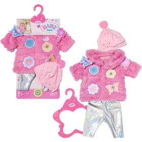 Baby Born Conjunto Abrigo Rosa 43 Cm