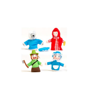marionetas-de-dedo-de-la-caperucita-roja