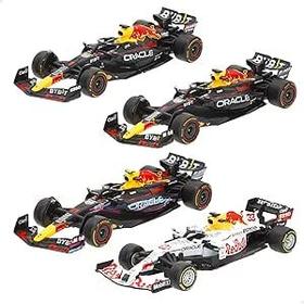 Burago - Set 4 Coches Metal 1:43 F1