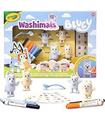 Washimals Bluey - Set 4 Mascotas Con Sti
