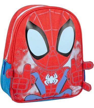 mochila-escolar-spiderman-rojo