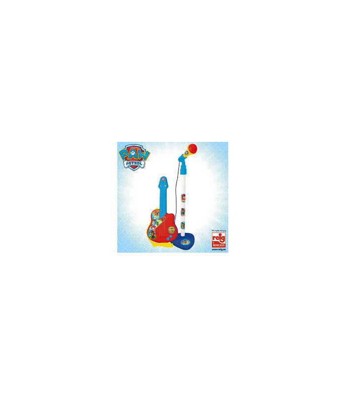 microfono-de-pie-con-guitarra-paw-patrol